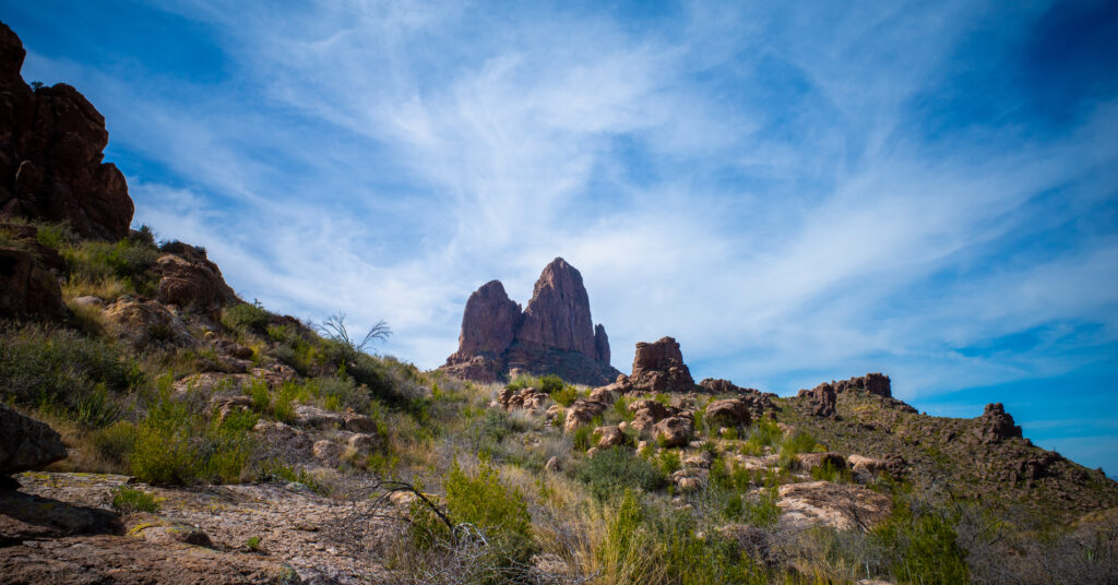 Terrapin Trail terrain near Weaver's Needle