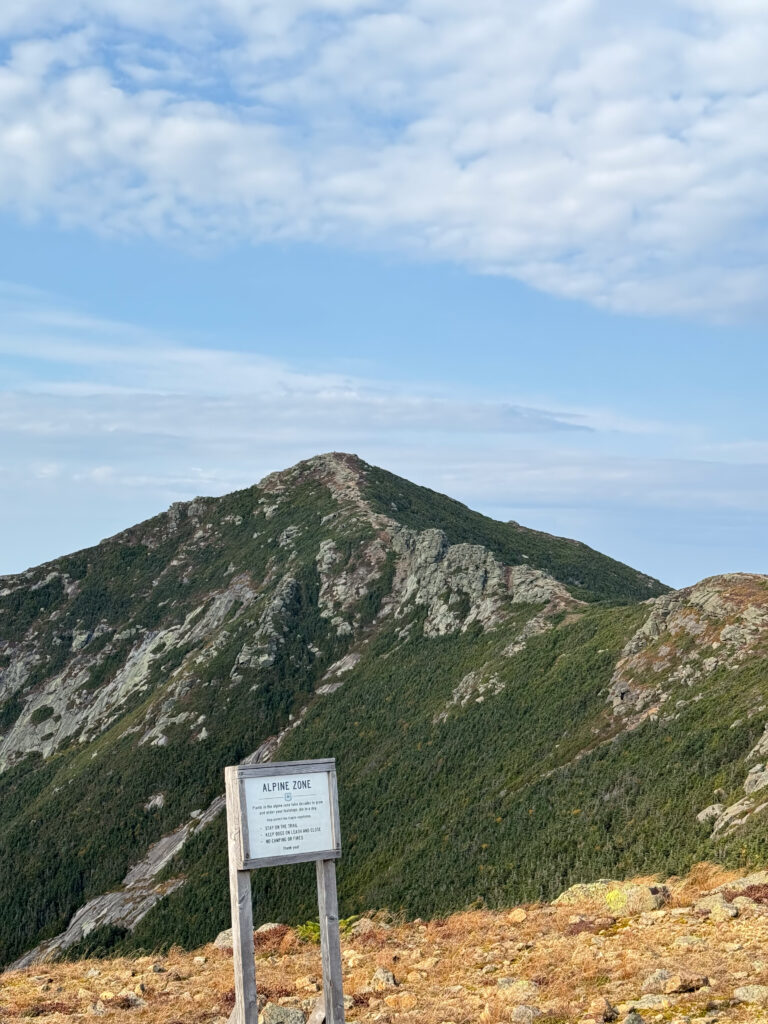 Mount Lafayette seen from Franconia Ridge on the Pemi Loop