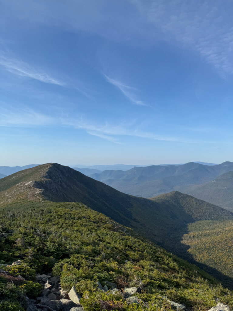 Mount Bond seen while hiking south from Guyot Campsite