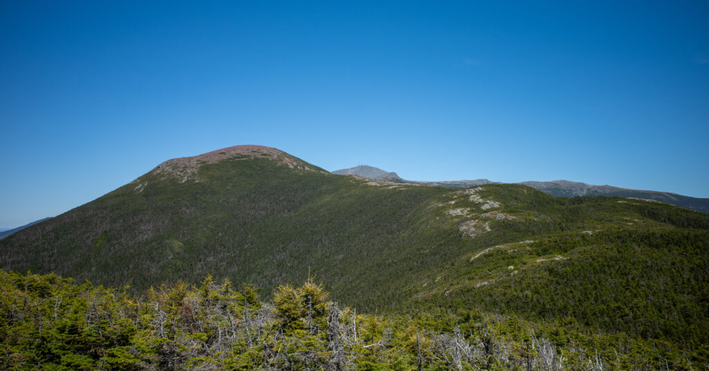Mount Eisenhower viewed from the ridge approaching Mount Pierce